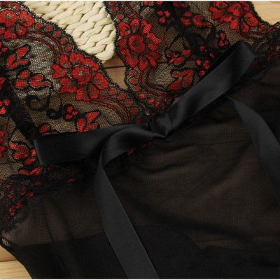 Jasmine - virágos, átlátszó, szexy babydoll